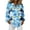 Blue, variant on Fgvctg Womens Hawaiian Shirt Casual Long Sleeve Button Down Shirt Summer Beach Shirts Funky Tropical Floral Print Tops Lightweight Holiday Outfit 2026 Sky Blue L