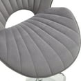 thumbnail image 5 of S-HOME Set of 2 Adjustable Barstools in Classic Featuring Comfortable Backrest and Footrest for Kitchen Decor，Grey, 5 of 9