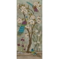 thumbnail image 2 of Zarris, Chariklia 10x18 White Modern Wood Framed Museum Art Print Titled - Gardenia Chinoiserie I, 2 of 4