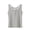 Gray, variant on Women Sleeveless Button Up Lace Trim Crop Tank Tops Fitted Scoop Neck Pointelle Henley Y2k Cami Cute Summer Outfits WhiteXL