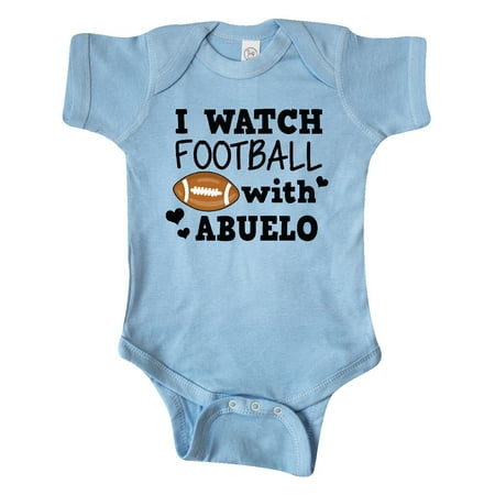 

Inktastic I Watch Football with My Abuelo Gift Baby Boy or Baby Girl Bodysuit