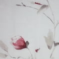 thumbnail image 5 of Synergy Floral Printed Faux Linen Curtain Panel 52" x 84" in Rose, 5 of 6