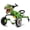 Green, variant on 3-Wheel Dinosaur Toddler Tricycle for 1-3 Year Olds - Foot-to-Floor Ride-on Toy for Boys & Girls - Lightweight First Bike with Safety Seat