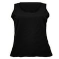thumbnail image 6 of Women's Summer Basic Sleeveless V Neck Casual Tank Tops Sleeveless Ribbed Button Casual Henley Shirts Sleeveless Casual Loose Tunic Blouses, 6 of 6