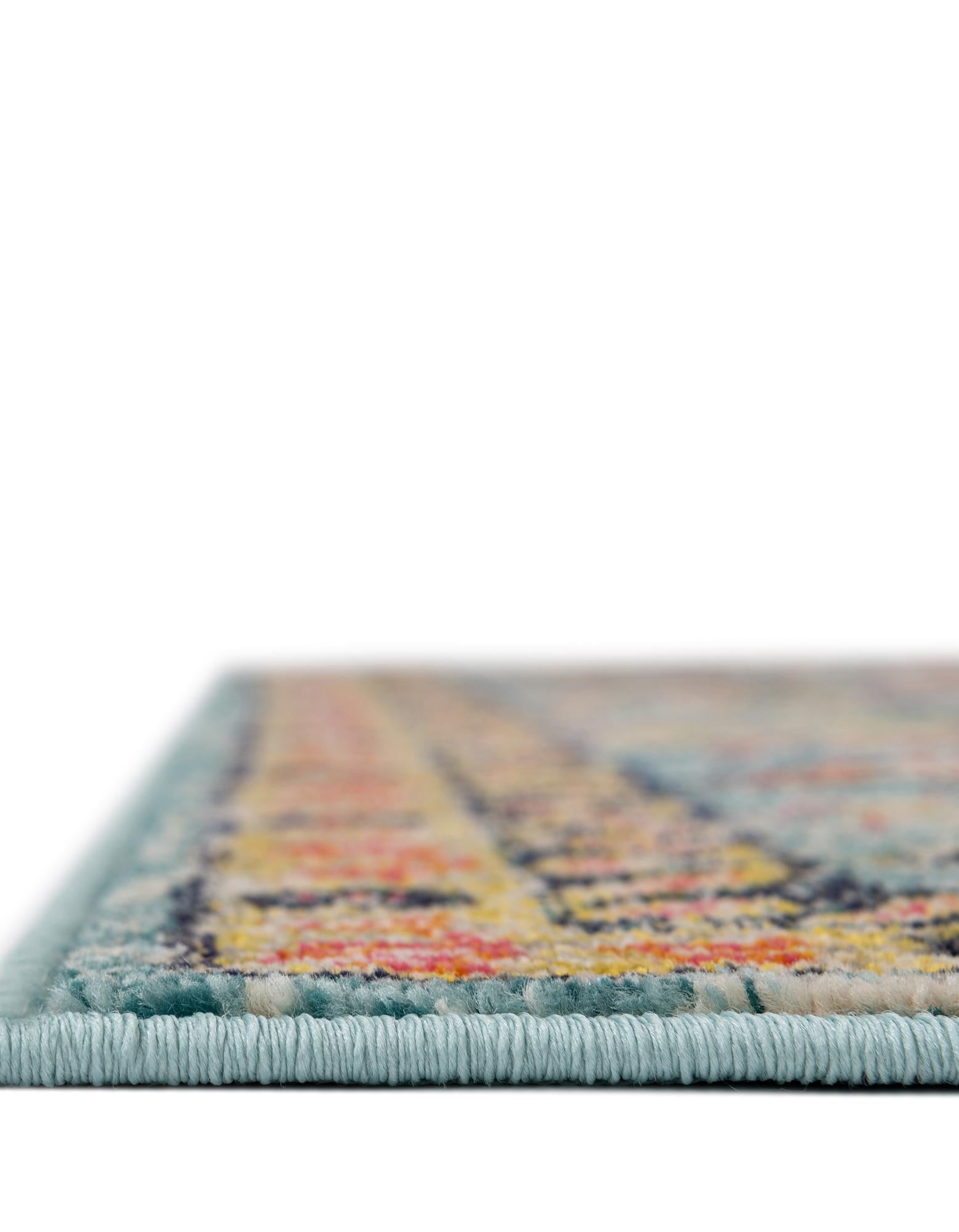 Unique Loom Monterey Collection Area Rug - Adobe (8' x 10' Rectangle Blue/Beige)