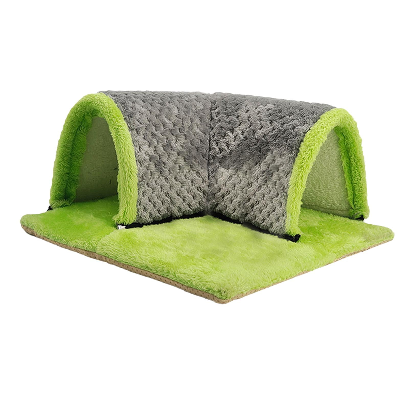 oshhnii 2 piece Guinea Pig Hideout Portable Small Animals Tunnel for Chinchilla Rat