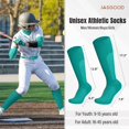 thumbnail image 5 of JASGOOD Baseball Belt and Socks Combo Set for Youth Adult Breathable Softball Socks and Adjustable Elastic Belt, 5 of 7