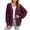 Purple, variant on Aboser Womens Waffle Knit Cardigan Sweaters Button Down Sweater Coats Loose Long Sleeve Cardigans Comfy Soft Knitwear Casual Drop Shoulder Outwear