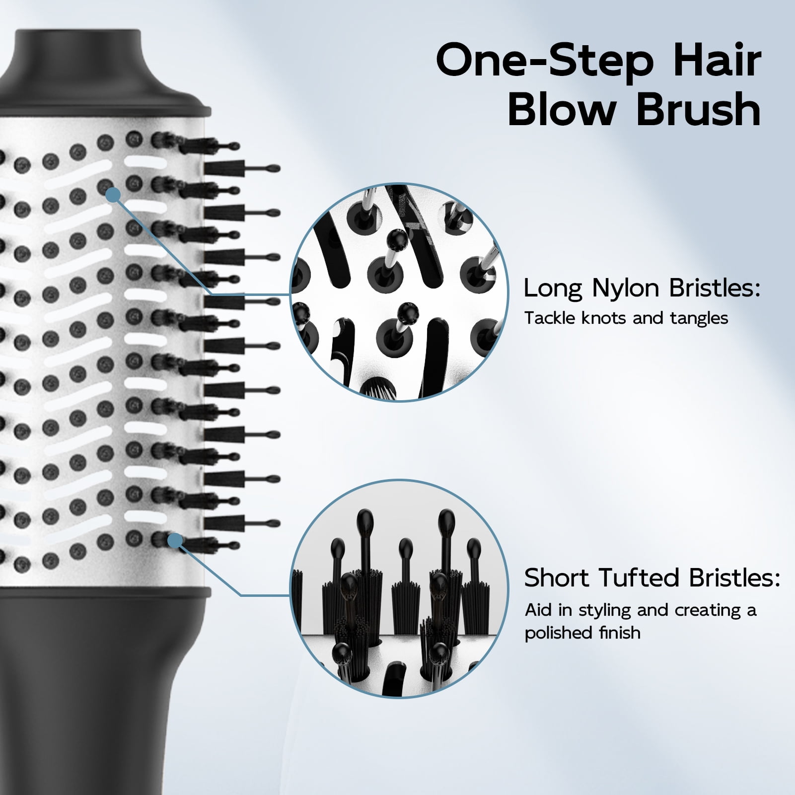 Aneway® SKINNY DIP™ Nail Brush  Medium Sized Fan –