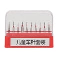 thumbnail image 1 of Fresas dentales de acero inoxidable, pulidor de dientes con dureza, para pieza de mano de alta velocidad, 10 Uds., 1 of 8