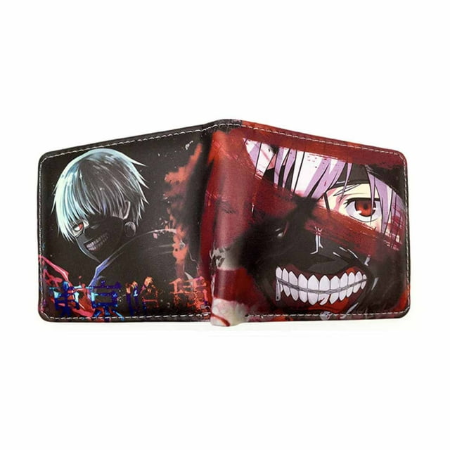 Cartera con personajes de anime de Kaneki Ken de Tokyo Ghouls