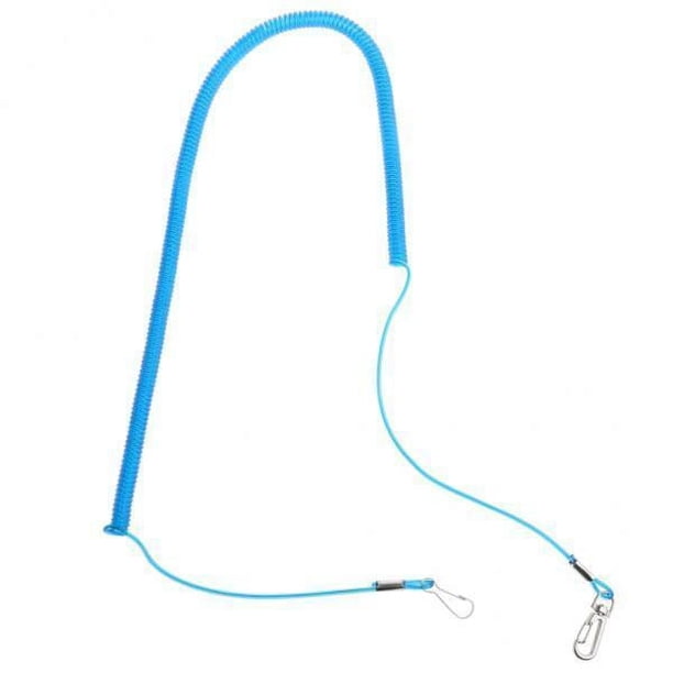 Cuerda de seguridad en espiral Kusrkot para pesca Alambre de acero 5m