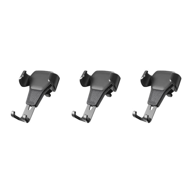 maskred Réglable Air Évent Support Support Téléphone de Voiture Universel Anti- pour Support de Glissement Support Noir 3Set