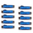 thumbnail image 1 of 10 PCS 6LED/pc AUTO Signal Indicator Side Marker Lamp Rear Lights Clearance Tail Lights for Bus Truck Van Caravan RV Lorry, 1 of 8