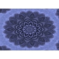thumbnail image 1 of Ahgly Tapis Rectangulaire Lavable en Machine Intérieur Transitionnel Bleu Ardoise Clair, 2 Pieds x 5 Pieds, 1 of 7