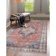 thumbnail image 4 of GLN Rugs Kitesh - Indoor, Machine Washable Area Rug - 6'x9' Turkish Terra Home Carpet, 4 of 8