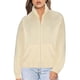 thumbnail image 5 of ICHUANYI Liquidación Mujer Suelta Color Puro Manga Larga Casual Cremallera Tops Blusa Con Bolsillo Sudadera Chaquetas ICHUANYI WER2023082201762, 5 of 9