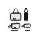 thumbnail image 2 of Estuches De Maquillaje Bolsa Cosmetiquera Set 3 Neceser, Negro, 2 of 3