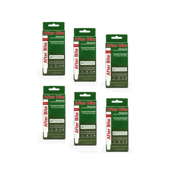 New and Improved! Tender After Bite Afterbite The Itch Eraser .5 FL OZ (6 Pack)