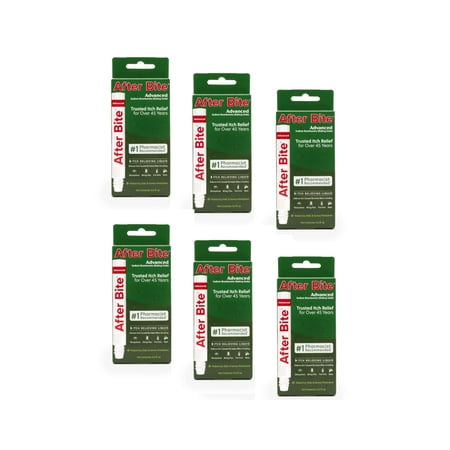 New and Improved! Tender After Bite Afterbite The Itch Eraser .5 FL OZ (6 Pack)