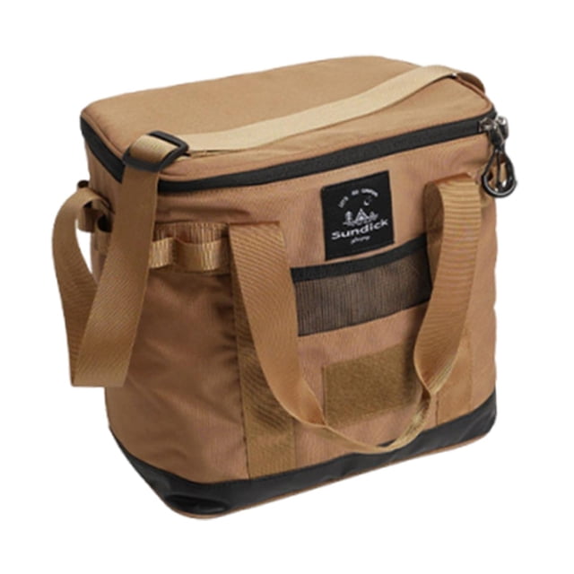 Bolsa Térmica Aislante Reutilizable para Viaje Y Trabajo Organizador Portátil de Alimentos con Correa Y Asa Resistente Tote de Poliéster Espacioso Ade marrón