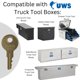 thumbnail image 2 of Llave de repuesto Robby's Cloud CH505 para cajas de herramientas de camioneta, 2 of 6