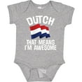 thumbnail image 3 of Inktastic Dutch Gift Pride Netherlands Flag Boys or Girls Baby Bodysuit, 3 of 5