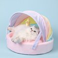 thumbnail image 3 of Cat  Rainbow Cat  Four Seasons Available Bottom Skid Resistance Design Soft Comfortable Cat House For Cats Dogs Pets, 3 of 5