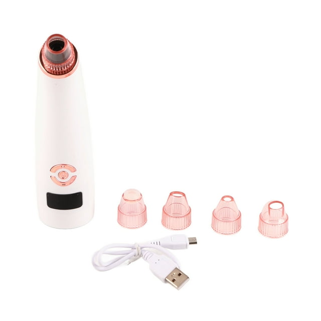 Aspirador de espinilla eléctrico, herramienta extractora de comedones y acné facial recargable de 5 engranajes