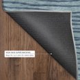 thumbnail image 5 of Addison Rugs Mayfield Premium Machine Washable Transitional Stripes Teal Rectangle Rug, 10' x 14', 5 of 6
