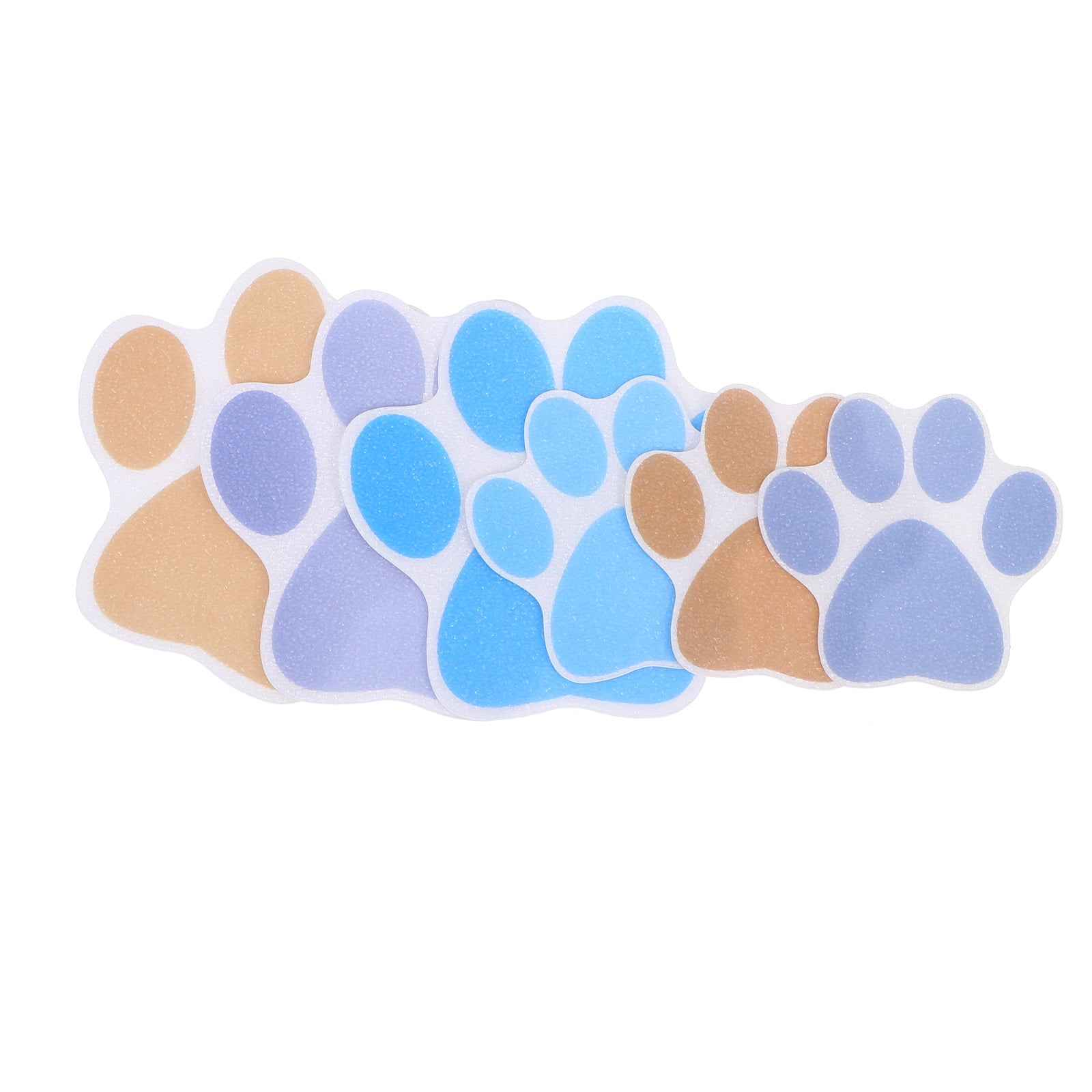 NUOLUX Tape Bathtub Safety Non Grip Tub Tape Treads Treads Sticker Paw