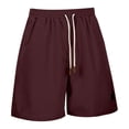 thumbnail image 4 of YANGXINX Men's Casual Shorts Summer Lightweight Drawstring Elastic Waist Joggers with Pockets Breathable Outdoor Athletic Relaxed Fit Clothes, 4 of 9