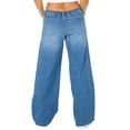 thumbnail image 3 of Celebrity Pink Women's Low Rise Baggy Utility Wide Leg Jeans, Sizes 1-21, 3 of 4