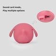 thumbnail image 2 of Seitruly Altavoz Bluetooth para niños, perro, reproductor de música recargable inalámbrico, altavoz Bluetooth resistente al agua de silicona Sistemas de cine en casa Rosado, 2 of 6