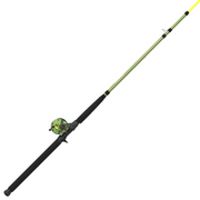 Zebco Big Cat Conventional Reel and Fishing Rod Combo, 8-Foot Rod, Size 500 Reel, Right-Hand Retrieve, Green