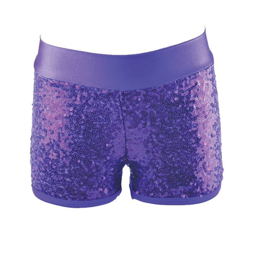 purple shorts for girls
