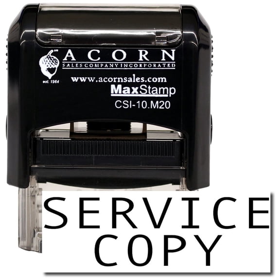 Self-Inking Service Copy Stamp