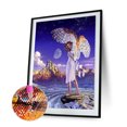 thumbnail image 1 of Cuadros Decorativos Kit de pintura de diamante de taladro redondo completo 5D Decoración de arte de mujer hermosa para adultos Ehuebsd Nuevos Originales, 1 of 9