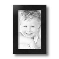 ArtToFrames 5" x 8" Black Picture Frame, 5x8 inch Black Wood Poster Frame (WOM-5141)