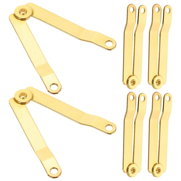 Hytrove Lid Hinge Iron Hinges Iron 6Pcs Golden
