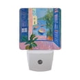 thumbnail image 6 of Yayeee LED Plug in Night Light for The Home with Auto Dusk to Dawn Light Sensors, 2 Pack, Purple Window, 6 of 6