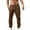 Coffee, variant on Ediodpoh Men's Spring and Summer All Season Hop Breathable Loose Casual Sports Pants Men’s Pants Gray S