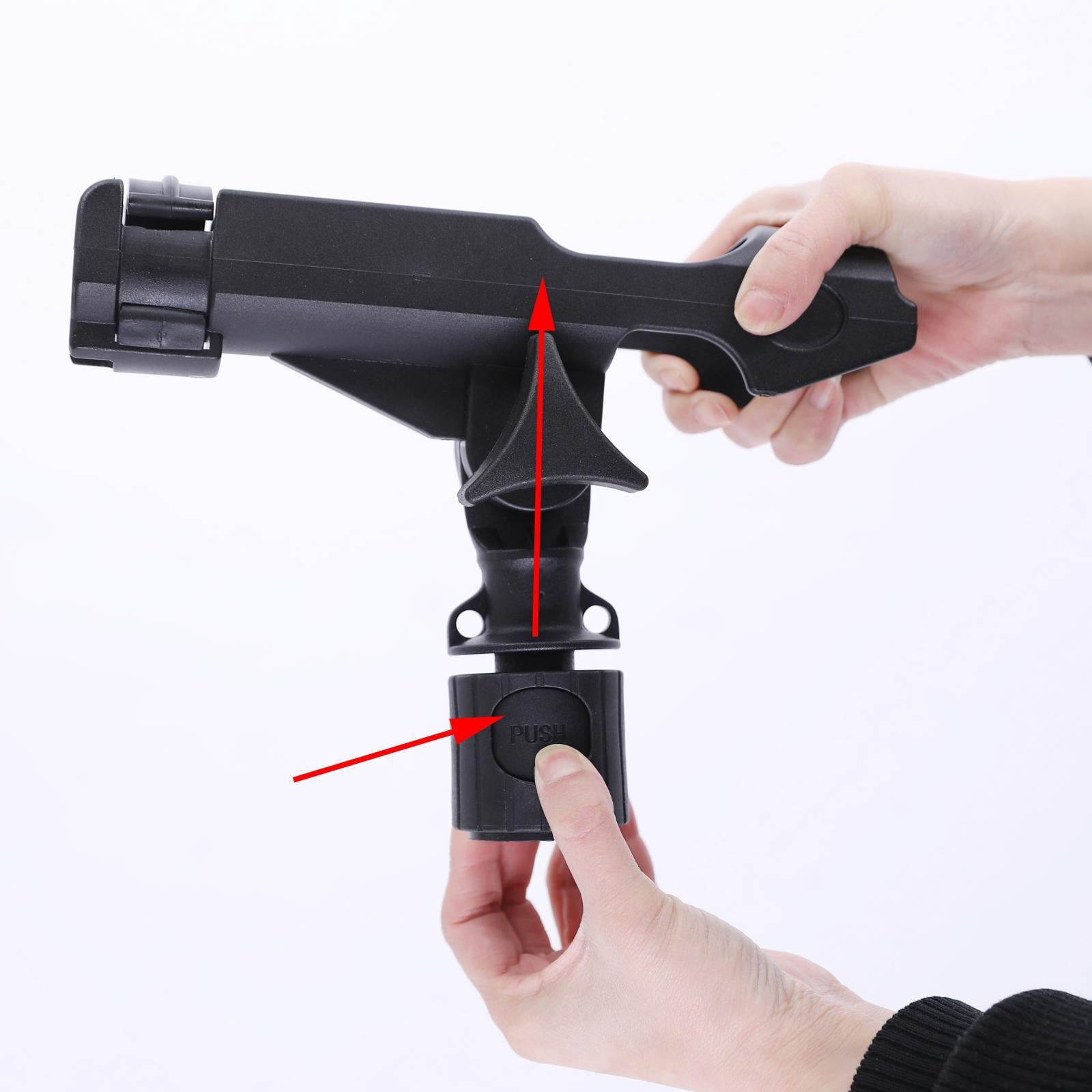 Miulika Fishing Rod Bracket Holder Rack Adjustable Removable Kayak Boat Support Boat Fishing Accessories Pole Bracket for Fishing Beach Fishing River Fishing