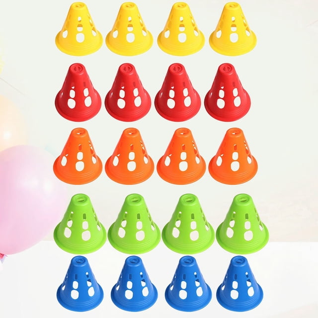 OFFIGAM 20Ud De Entrenamiento Para Patinaje Con Plástico Antigrietas Y Colores Variados