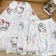 thumbnail image 1 of Conjuntos de pijamas de Hello Kitty Sanrio para mujer, Anime Kuromi, nuevo estilo Kawaii, ropa de manga corta cómoda, regalo de verano, 1 of 4