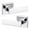 Polished Chrome, variant on Kwikset Breton Square Half-Dummy Lever Doorknob Polished Chrome