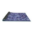 thumbnail image 2 of Ahgly Company Indoor Round Medallion Blue French Area Rugs, 3' Round, 2 of 4
