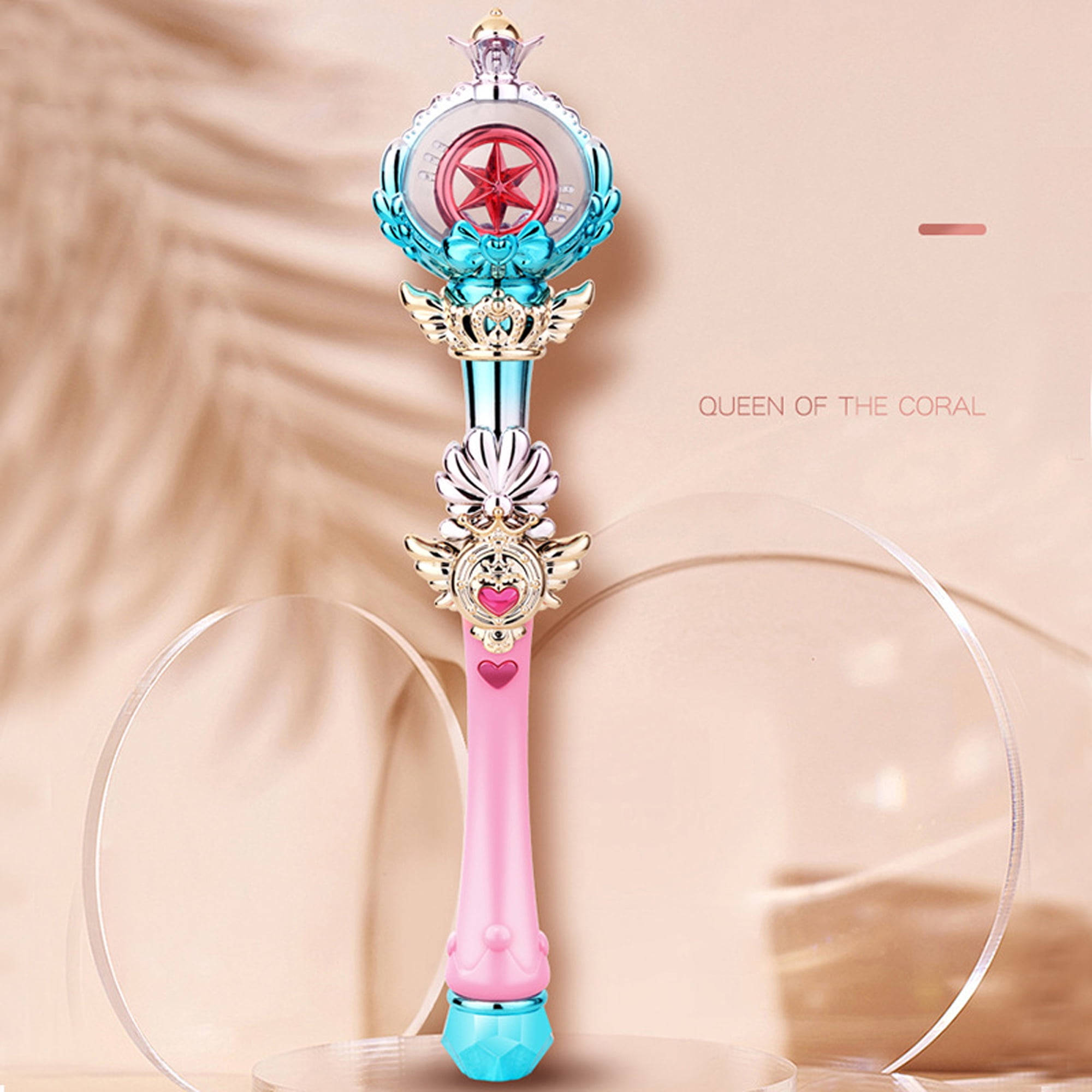 Musical Magic Wand Stick w/ Light Gifts Kids Cosplay Fairy Glow Stick Toys 