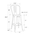 thumbnail image 2 of Luxor 30" Metal Bar Stool, 2 of 5