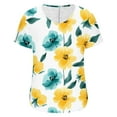 thumbnail image 6 of Aloohaidyvio Tops for Women Womens V Neck Tops Summer Short Sleeve Fashion Trendy Dressy Casual Blouse, 6 of 6